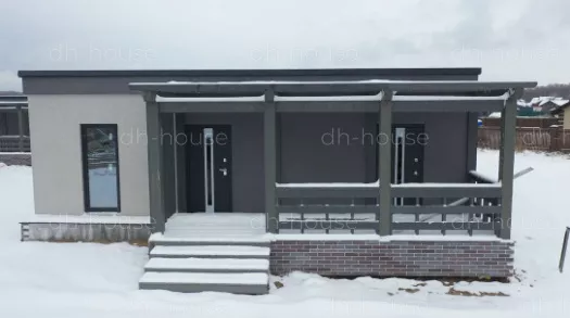 Готовый проект быстровозводимого дома под ключ серии DoorHan